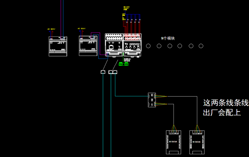照明控制系统连接图