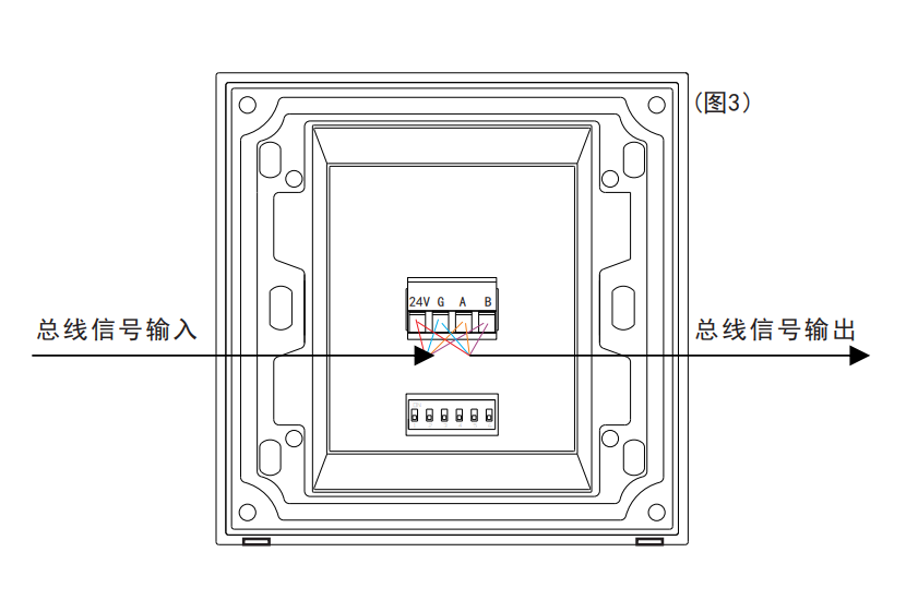 智能照明控制面板接线图