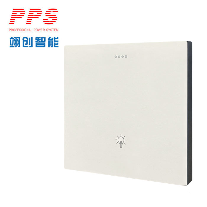 PLC电力载波单键控制面板带继电器-翊创智能