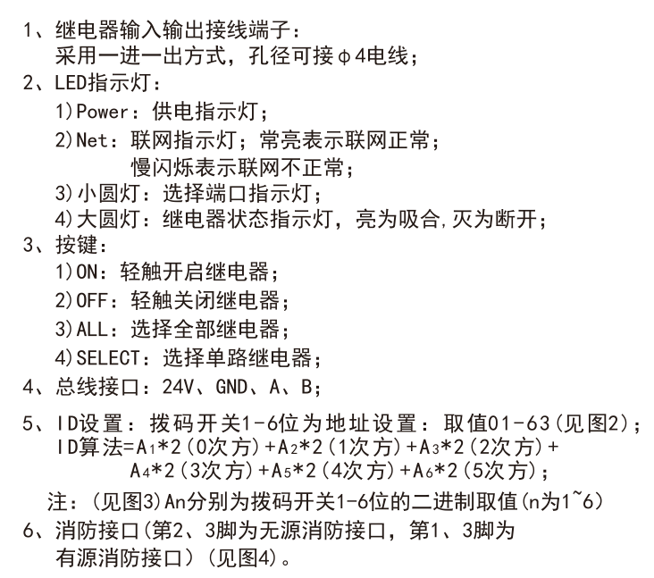 4路16A智能照明模块结构说明